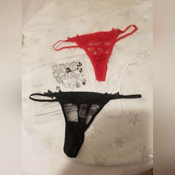 Lace G-String Thong for Women Low Rise Sexy Underwear Comfort T-back New MEDIUM - Picture 9 of 9